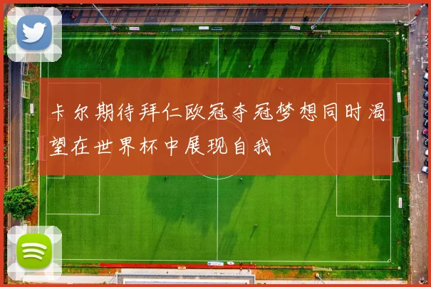 卡尔期待拜仁欧冠夺冠梦想同时渴望在世界杯中展现自我